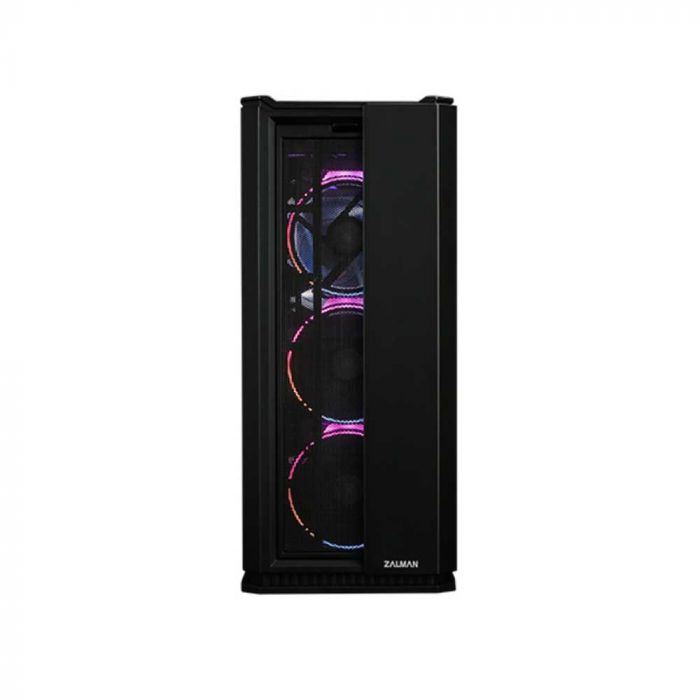 Корпус Zalman X3 BLACK, MidT, 2xUSB2.0, 2xUSB3.0, 4x120мм ARGB, скло (бічна панель), без БЖ, чорний