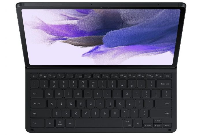 Чохол-клавіатура Samsung Book Cover Keyboard Slim для планшету Galaxy Tab S7 FE/S7+/S8+ (T733/735/T975/X806) Black