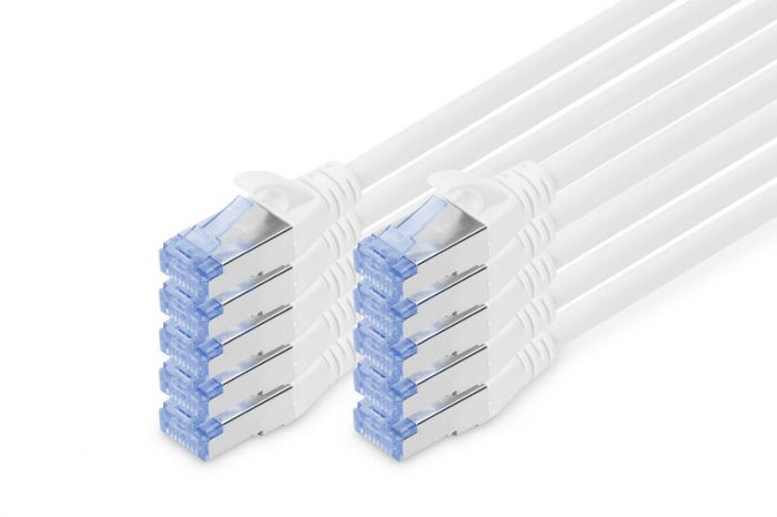 Патч-корд CAT.5e, SF-UTP, 0.25м, AWG 26/7, сірого кольору