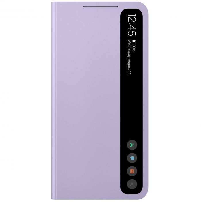 Чохол Samsung Clear View Cover для смартфону Galaxy S21 FE (G990) Lavender