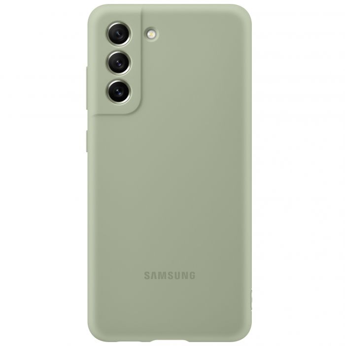 Чохол Samsung Silicone Cover для смартфону Galaxy S21 FE (G990) Olive Green