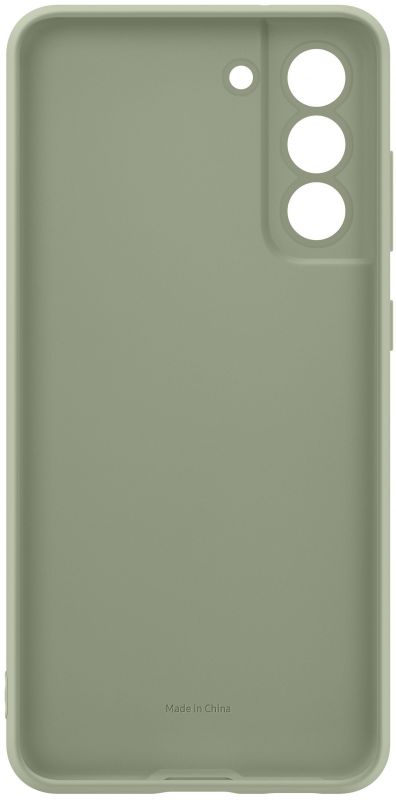 Чохол Samsung Silicone Cover для смартфону Galaxy S21 FE (G990) Olive Green