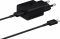 Мережевий зарядний пристрій Samsung 15W Power Adapter (w C to C Cable) Black