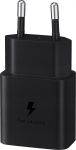 Мережевий зарядний пристрій Samsung 15W Power Adapter (w C to C Cable) Black