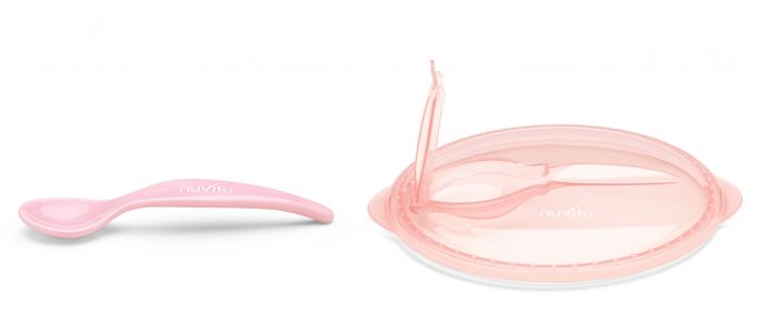 Набір для годування дорожній Nuvita COOL 6м+ Рожевий NV1421COOLPink