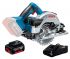 Пила циркулярна Bosch GKS 18В-57, ручна, АКБ GBA 18В 4.0Ач, ЗП GAL 18В-40