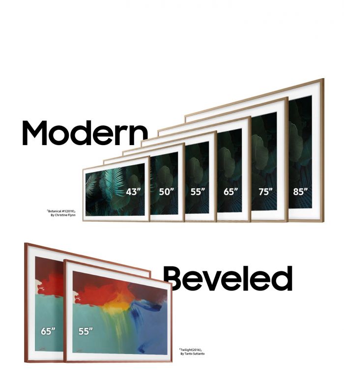 Рамка для телевiзора 65" Samsung The Frame VG-SCFA65WTCRU White Об'ємна