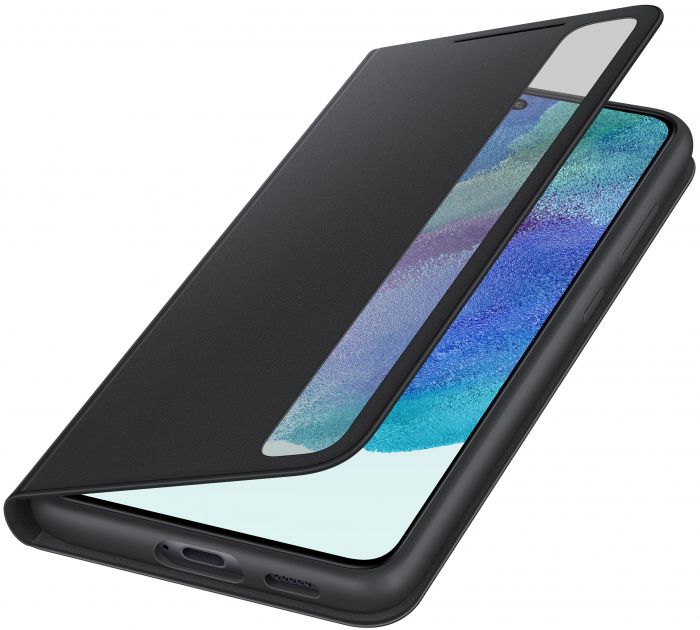 Чохол Samsung Clear View Cover для смартфону Galaxy S21 FE (G990) Dark Gray