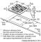 Варильна поверхня газова Bosch PNP6B2O92R -60см/чавун/газ на склі/білий