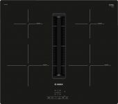 Варильна поверхня з витяжкою Bosch PIE611B15E - індукція/60см/4конф/чорний