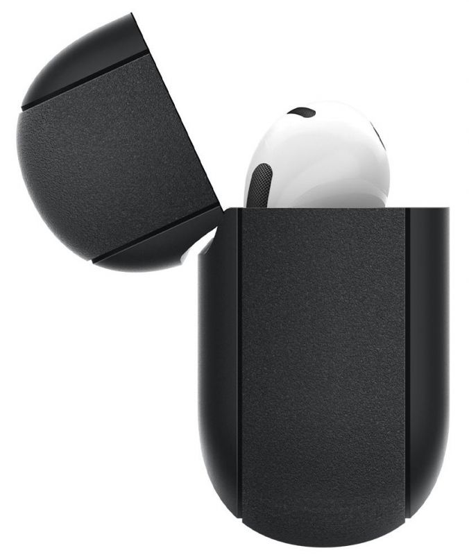 Чохол Spigen для Apple AirPods 3 Silicone Fit, Black