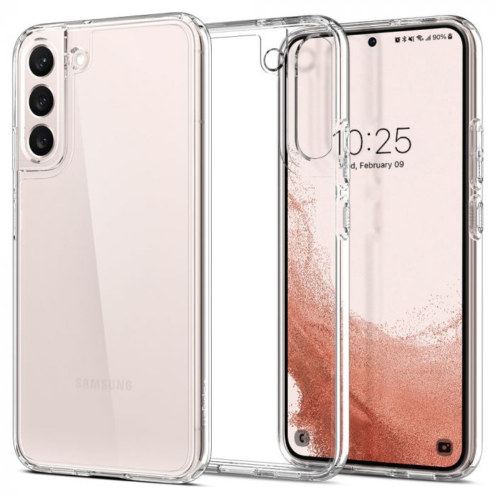 Чохол Spigen для Samsung Galaxy S22 Ultra Hybrid, Crystal Clear