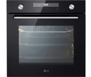 Духова шафа електрична LG WSEZM7225B1, 72 л, А+, телескопічні направляючі, Диспл., Чорний