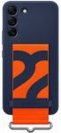 Чохол Samsung Silicone with Strap Cover для смартфону Galaxy S22+ (S906) Navy