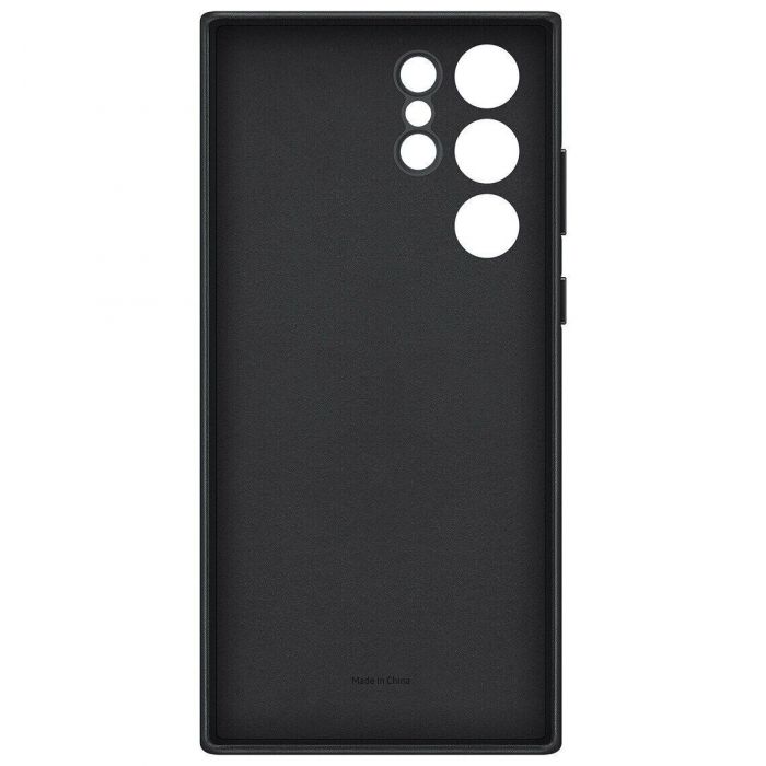 Чохол Samsung Leather Cover для смартфону Galaxy S22 Ultra (S908) Black