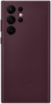 Чохол Samsung Leather Cover для смартфону Galaxy S22 Ultra (S908) Burgundy