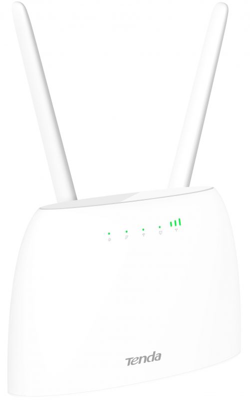 Маршрутизатор TENDA 4G06 N300, 4G/LTE, 1xFE LAN, 1xFE LAN/WAN, 1xRJ11, Cлот для SIM-карти