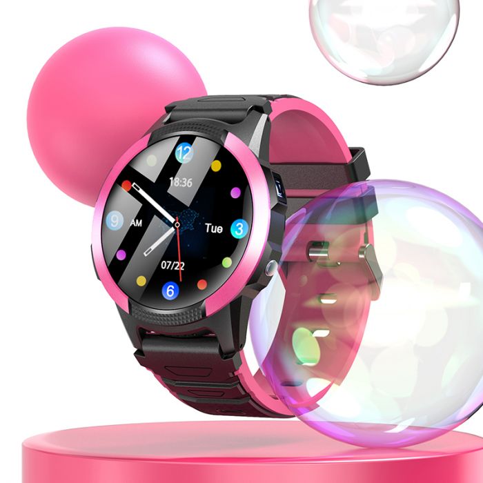 Дитячий GPS годинник-телефон GOGPS ME X03 Рожевий
