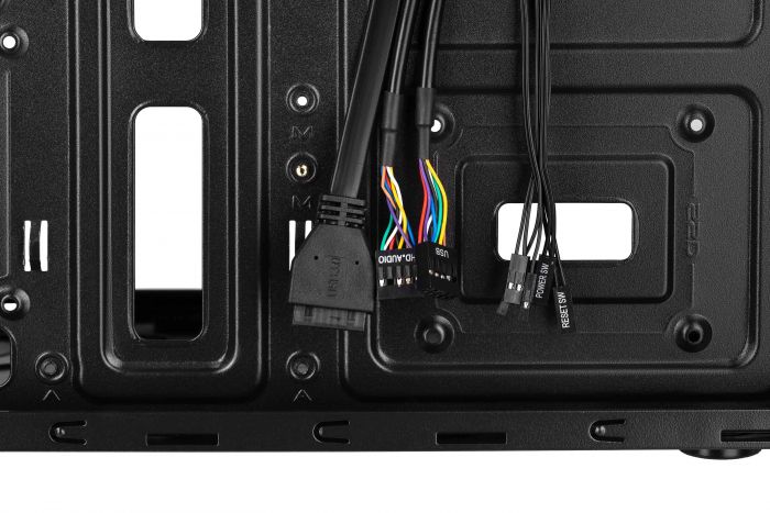 Корпус 2E ALFA (E1903U-400) з БЖ 2EATX400, MidT,2xUSB2.0,1xUSB3.0,сталь (бічна панель), без БЖ,чорний