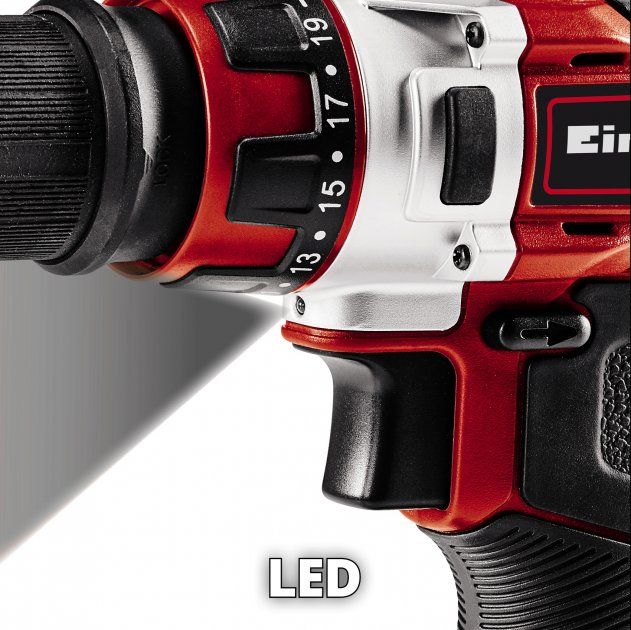 Шуруповерт-дриль Einhell TE-CD 12/1 X-Li, 12В, 2 Аг, 0-400/01400 об/хв, 0.8-10мм, 1.16 кг