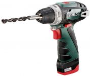 Шуруповерт-дриль Metabo BS Basic, 12V 2x2Aг, картон