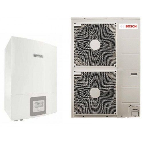 Тепловий насос повітря/вода Bosch Compress 3000 AWBS 15, 16 кВт при A2W35, триходовий змішувач