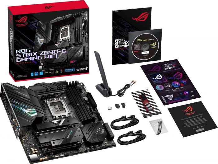 Материнcька плата ASUS STRIX Z690-G GAMING WIFI s1700 Z690 4xDDR5 M.2 HDMI-DP Wi-Fi BT mATX