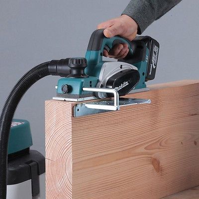 Рубанок Makita DKP180Z акум., 18В, 14000 об/хв, 82 мм, 2мм, 3.4 кг, SOLO