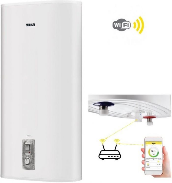 Водонагрівач електричний Zanussi ZWH/S 80 AZURRO Pro WiFi