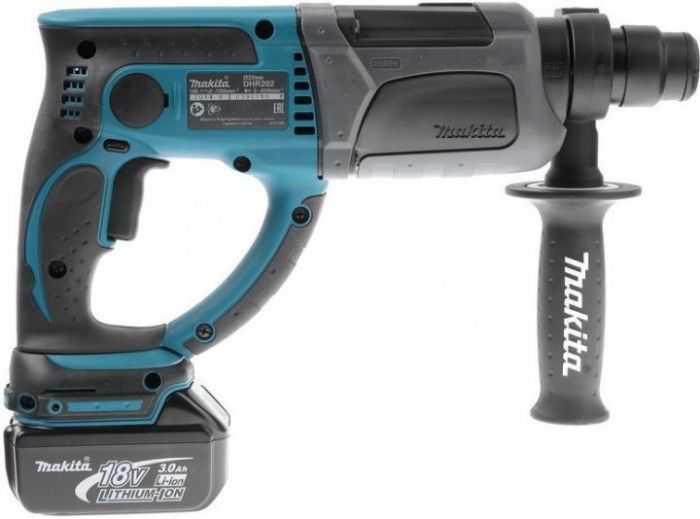 Перфоратор Makita DHR202RFJ акумуляторний, SDS+, 2Дж, LXT 18