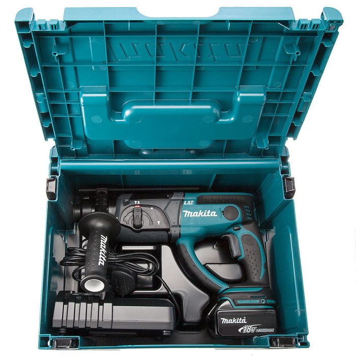 Перфоратор Makita DHR202RFJ акумуляторний, SDS+, 2Дж, LXT 18