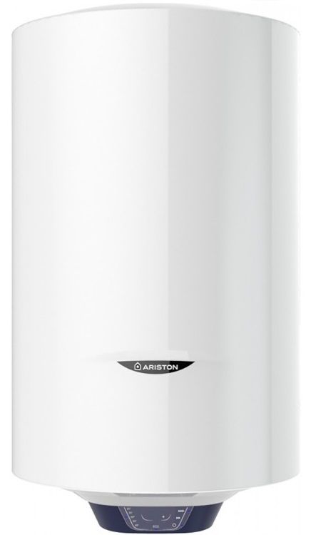 Водонагрівач електр. Ariston круглий BLU1 ECO PL DRY, 80л, 1,8кВт, сухий тен, ел. кер-ння, B, Італія, білий