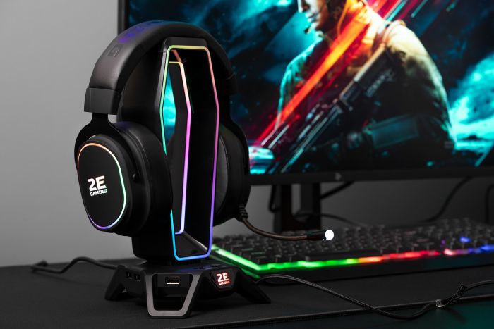 Гарнітура 2E GAMING HG350 RGB USB 7.1 Black