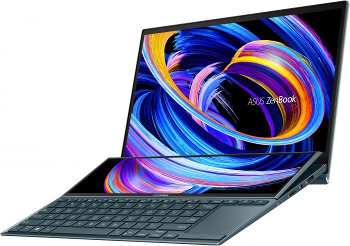 Ноутбук ASUS ZenBook Duo UX482EG-HY419W 14FHD Touch IPS/Intel i5-1135G7/16/512F/NVD450-2/W11/Blue