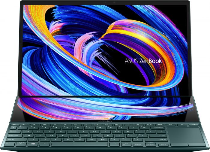 Ноутбук ASUS ZenBook Duo UX482EGR-HY387W 14FHD Touch IPS/Intel i7-1195G7/32/1024F/NVD450-2/W11/Blue