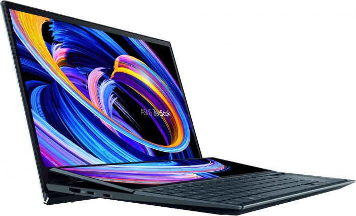 Ноутбук ASUS ZenBook Duo UX482EGR-HY387W 14FHD Touch IPS/Intel i7-1195G7/32/1024F/NVD450-2/W11/Blue