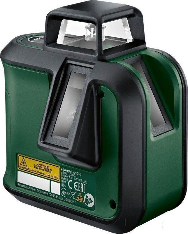 Нівелір лазерний Bosch UniversalLevel 360 +висок, діапазон± 4°,± 0.4 мм на 30 м до 24 м, 0.56 кг