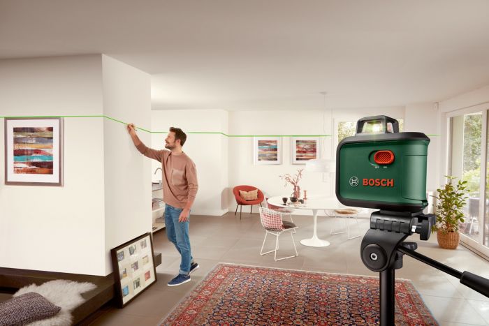 Нівелір лазерний Bosch UniversalLevel 360 +висок, діапазон± 4°,± 0.4 мм на 30 м до 24 м, 0.56 кг