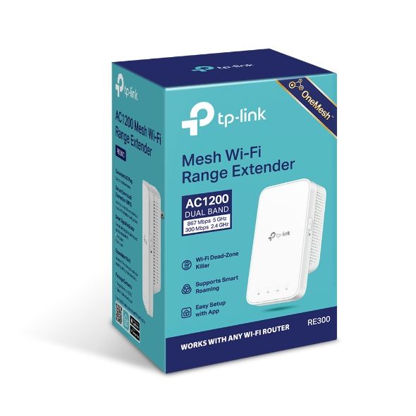 Повторювач Wi-Fi сигналу TP-LINK RE300 AC1200 MESH