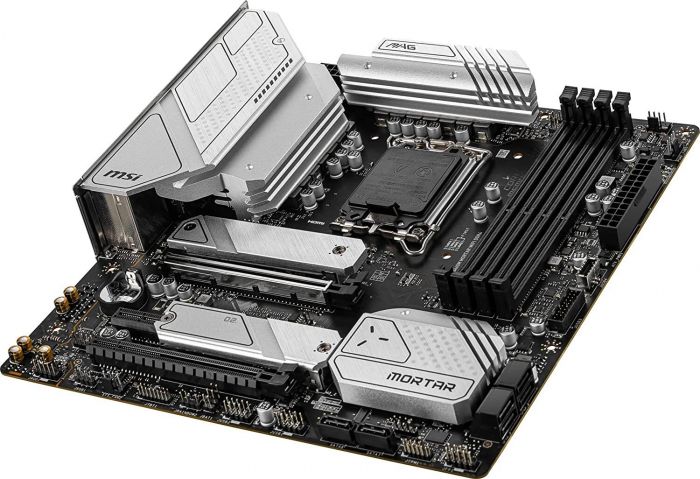 Материнcька плата MSI B660M MORTAR WIFI DDR4 s1700 B660 4xDDR4 M.2 HDMI-DP Wi-Fi BT mATX