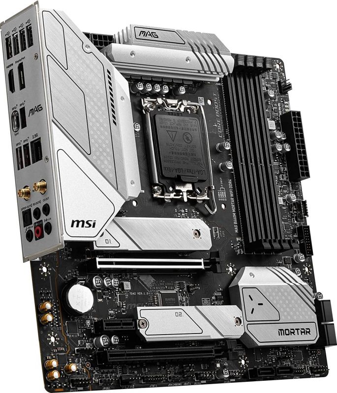 Материнcька плата MSI B660M MORTAR WIFI DDR4 s1700 B660 4xDDR4 M.2 HDMI-DP Wi-Fi BT mATX