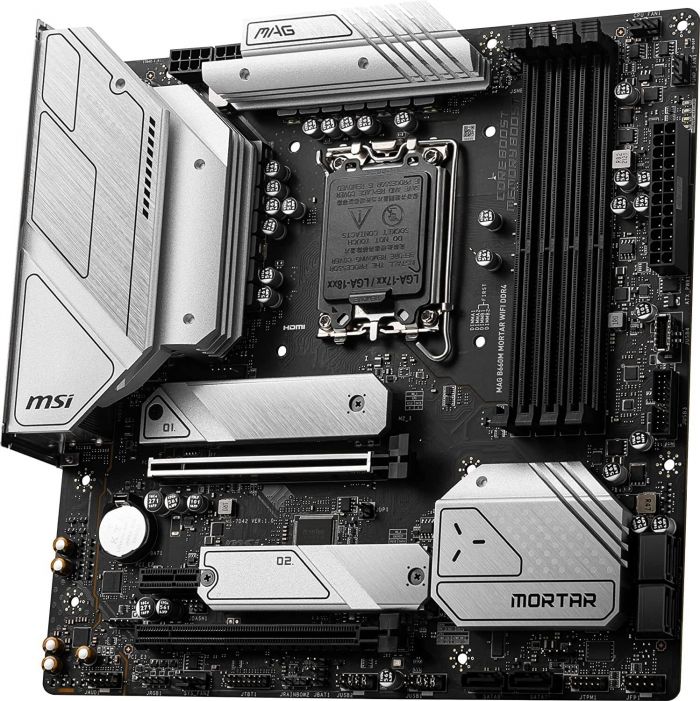 Материнcька плата MSI B660M MORTAR WIFI DDR4 s1700 B660 4xDDR4 M.2 HDMI-DP Wi-Fi BT mATX