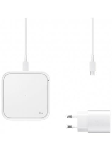 Бездротовий зарядний пристрій Samsung 15W Wireless Charger Pad (with TA) White
