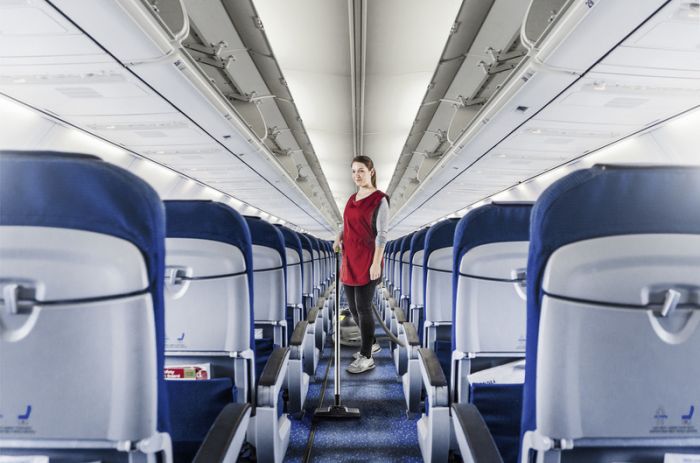 Пилосос Karcher T 12/1 400Hz, для сухого прибирання салону літаків, 900Вт, 110 V, 400 Hz, 24кПа, 12л, 53 л/с, 7.8кг