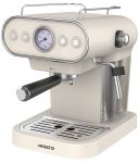 Кавоварка Ardesto FCM-E15BG - 1050 Вт/ріжкова/ резервуар 1.2 л./бежевий+метал