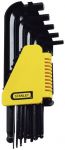 Ключі шестигранні Stanley, набір 12 шт., 1/16 - 3/8"