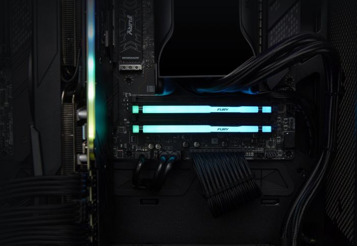 Пам'ять ПК Kingston DDR5 32GB KIT (16GBx2) 4800 FURY Beast RGB