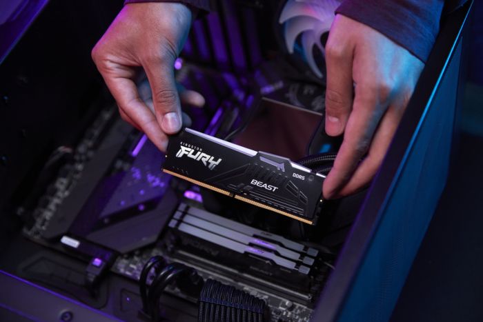 Пам'ять ПК Kingston DDR5 32GB KIT (16GBx2) 4800 FURY Beast RGB