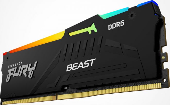 Пам'ять ПК Kingston DDR5 32GB KIT (16GBx2) 4800 FURY Beast RGB