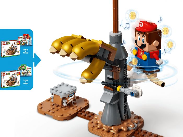 Конструктор LEGO Super Mario Літальний апарат Боузера. Додатковий рівень 71391